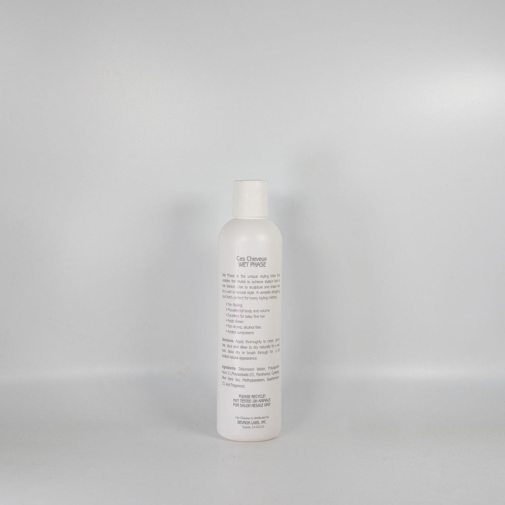 
                  
                    Load image into Gallery viewer, Ingredients and usage instructions for CES Cheveux Wet Phase Sculpturing Lotion 8 oz
                  
                