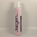Front of Jorgen Emerald Finishing Mist 10 oz bottle – made in USA