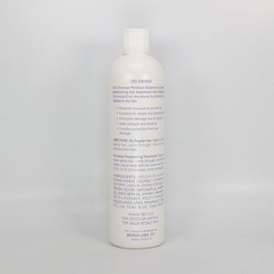 
                  
                    Load image into Gallery viewer,  Back label of CES Cheveux Moisture Balance Moisturizing Treatment 16 oz – Product description and ingredient details
                  
                