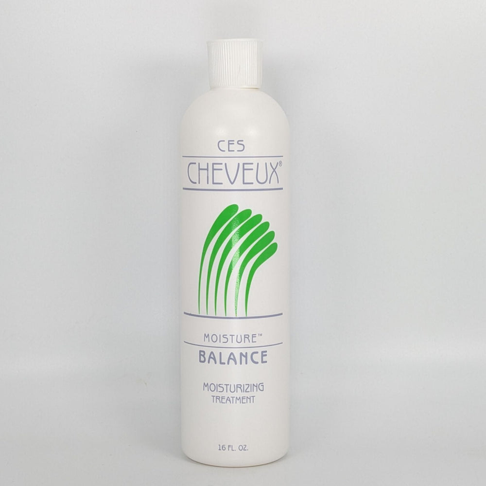 CES Cheveux Moisture Balance Moisturizing Treatment 16 oz – Front view of bottle showing product name and branding