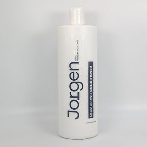 
                  
                    Load image into Gallery viewer, Jorgen Men’s Moisturizing Conditioner 32 oz front bottle – strengthens and softens hair for men’s hair systems and natural hair
                  
                