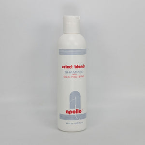 
                  
                    Load image into Gallery viewer, Shampoo bottle labeled &amp;#39;select blends&amp;#39; with &amp;#39;apollo&amp;#39; branding 
                  
                
