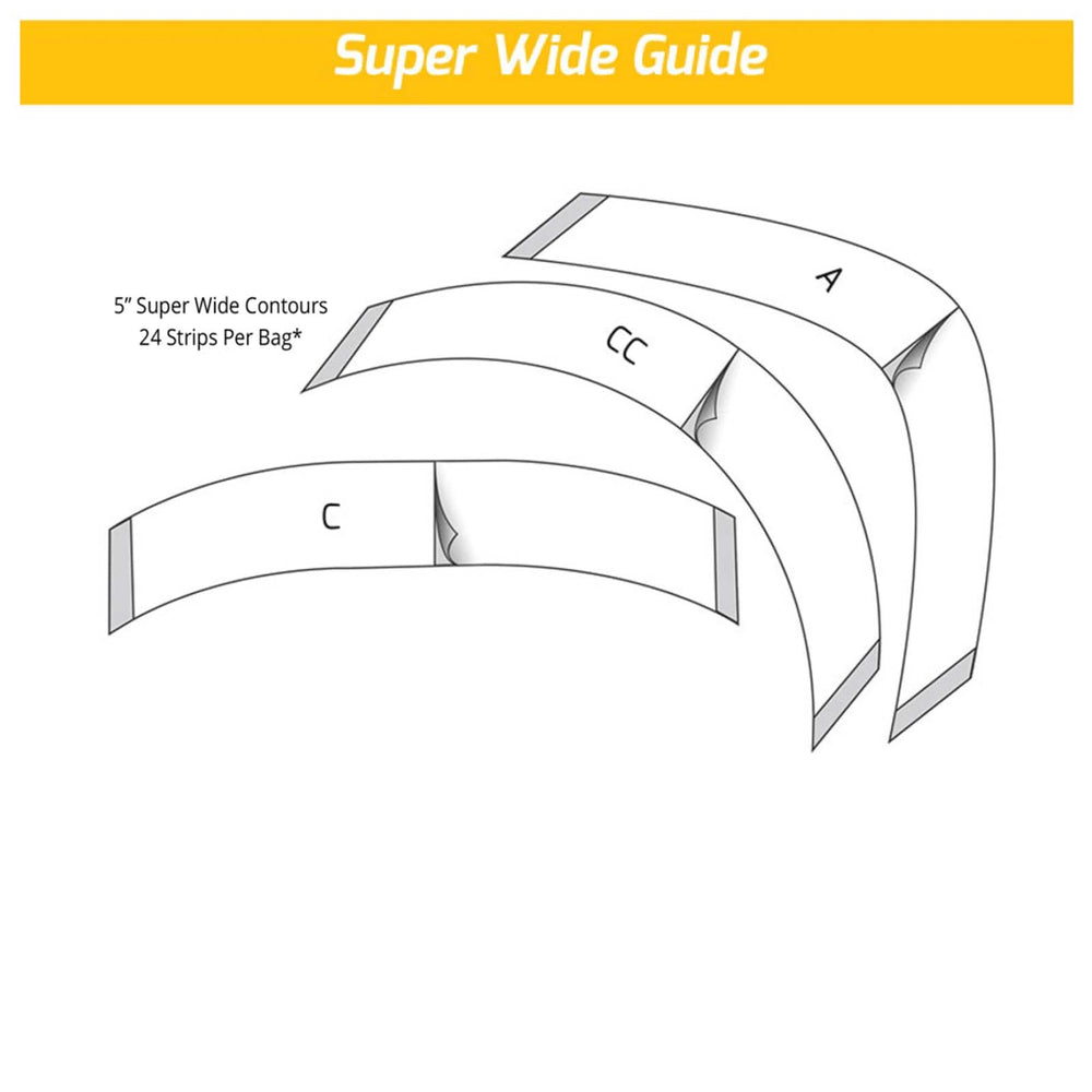
                  
                    Load image into Gallery viewer, Walker No-Shine Contour Tape Strips (36/pkt)
                  
                